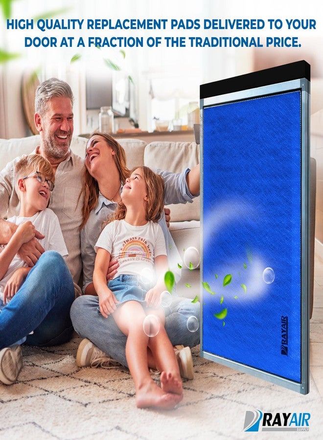 RAYAIR SUPPLY 25x25 وسادات فلتر بديلة متوافقة مع جهاز تنقية الهواء الديناميكي 25 × 25 عبوات إعادة تعبئة (3 قطع) - Image 5