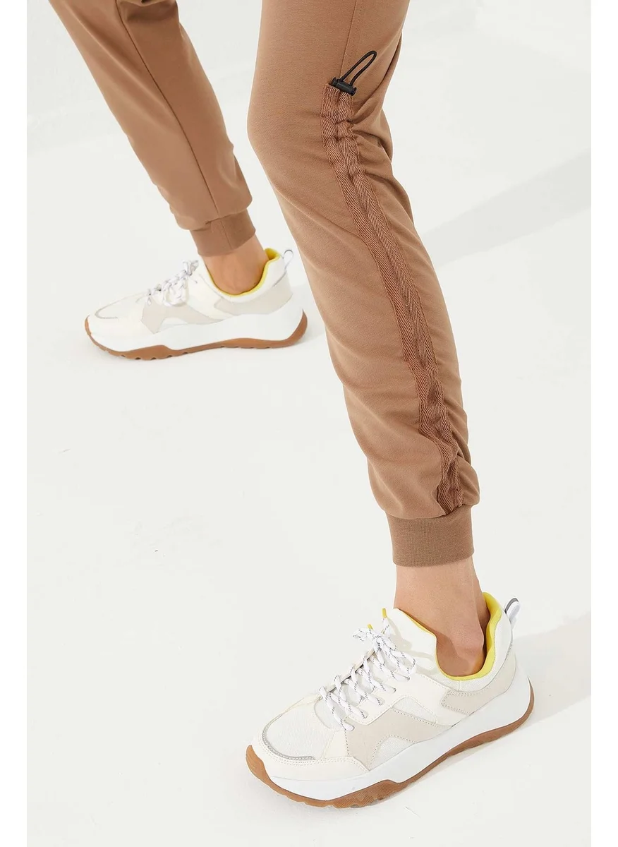 Tommy Life Toprak Women's Extra Detailed Slim Cut Cuffed Tracksuit Bottom-94587
