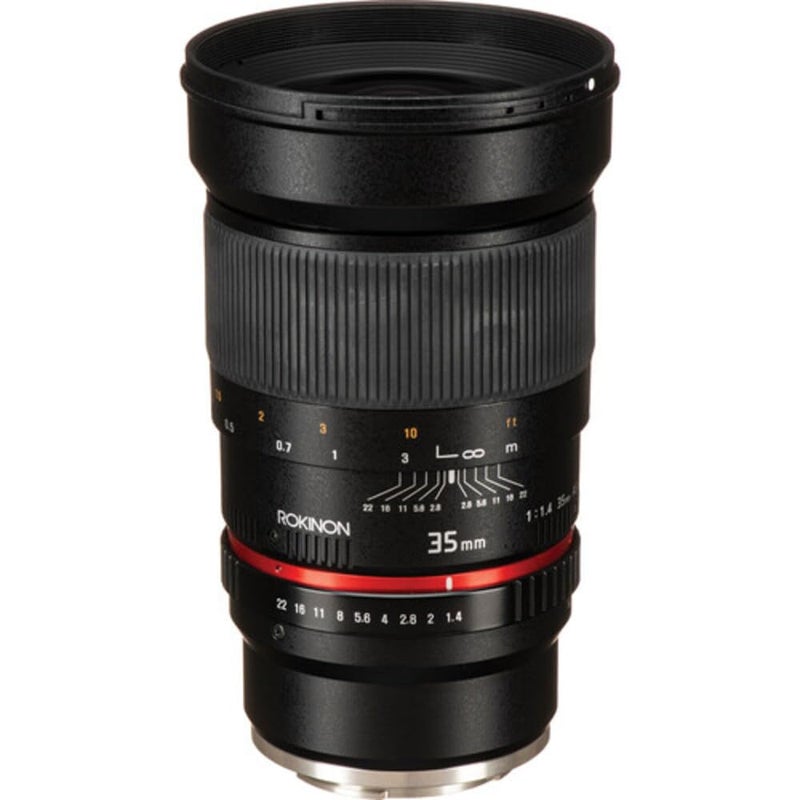 Rokinon Rokinon 35mm F1.4 AS UMC Wide Angle Cine Lens for Sony E-Mount (NEX) (RK35M-E)  - Image 1