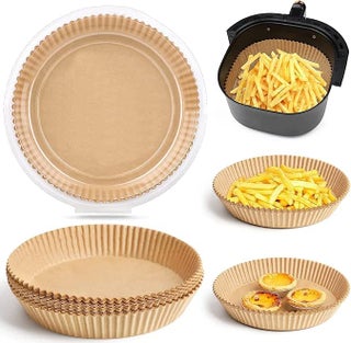 Baking Paper Round Baking Trays Non-Flammable Non-Stick Food Parchment Hot Air Fryer Accessory 45 * 160