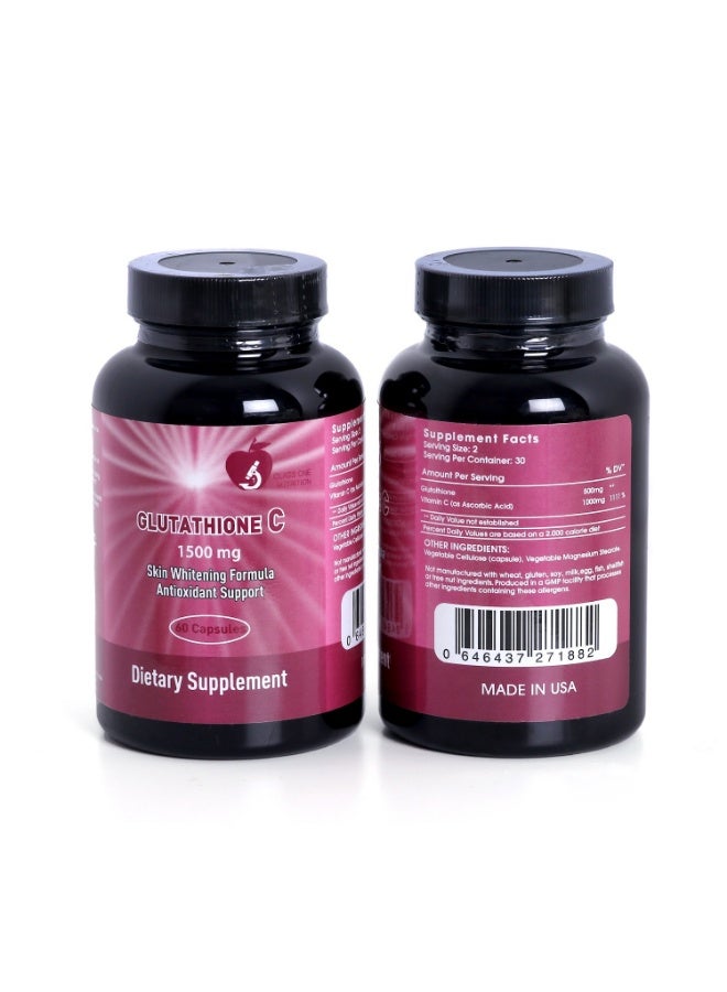 Classone Class One Nutrition Glutathione C Capsules, Pack of 60's - Image 4