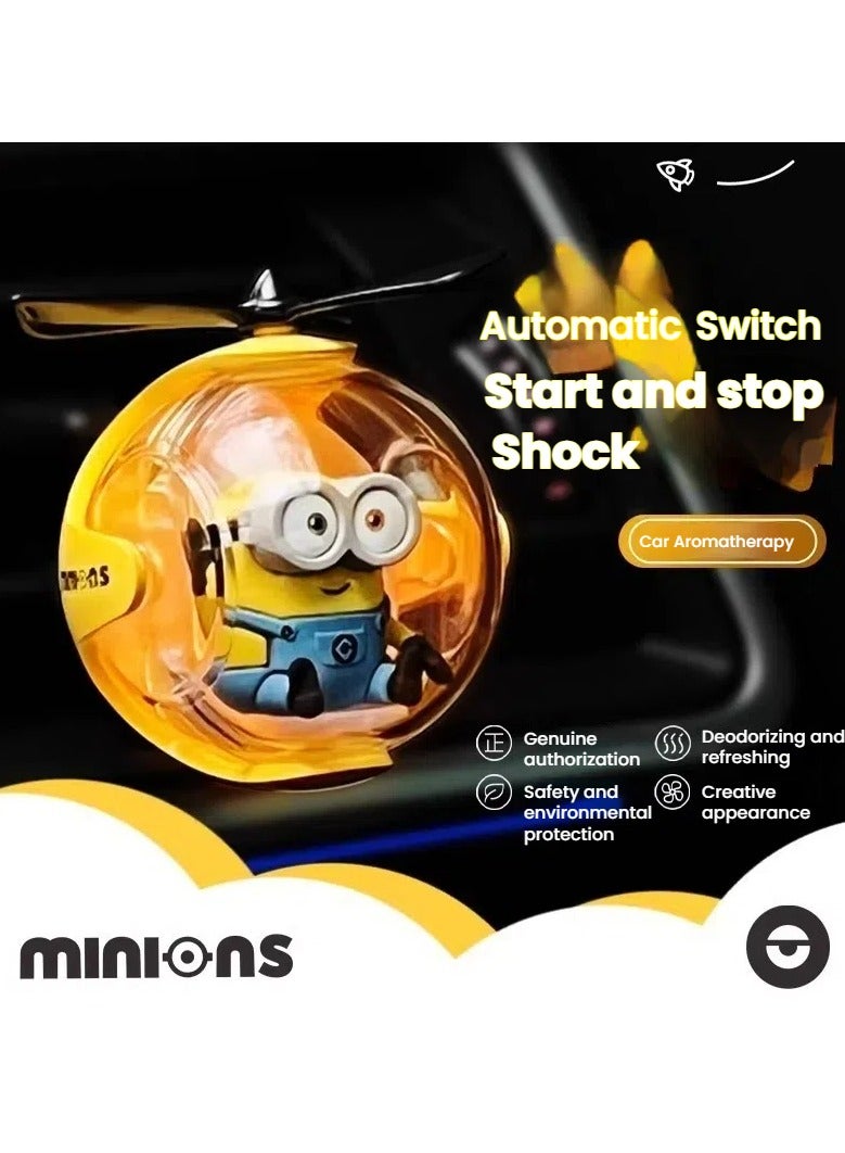 general Minion Flying Ball Car Aromatherapy Car Air Conditioning Outlet Decorations Car Interior Balm Ornaments - Image 1