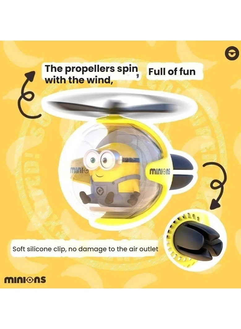 general Minion Flying Ball Car Aromatherapy Car Air Conditioning Outlet Decorations Car Interior Balm Ornaments - Image 2