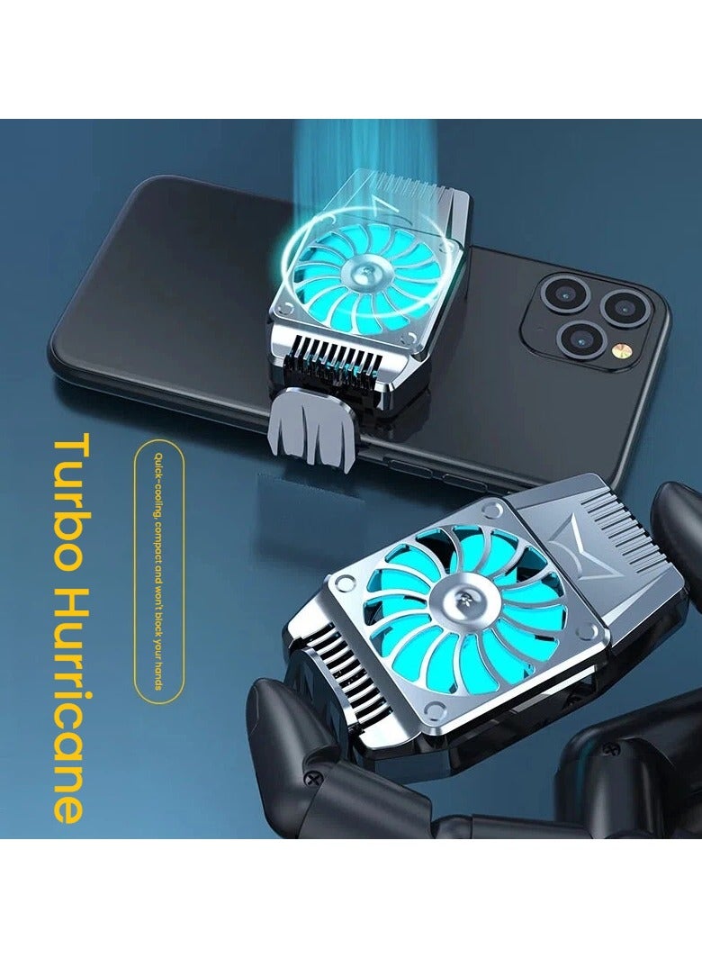 general Air Cooling Wireless Phone Radiator, Silent Cooling Fan Clip, Low Noise Cooler for Live Streaming Gaming - Image 3