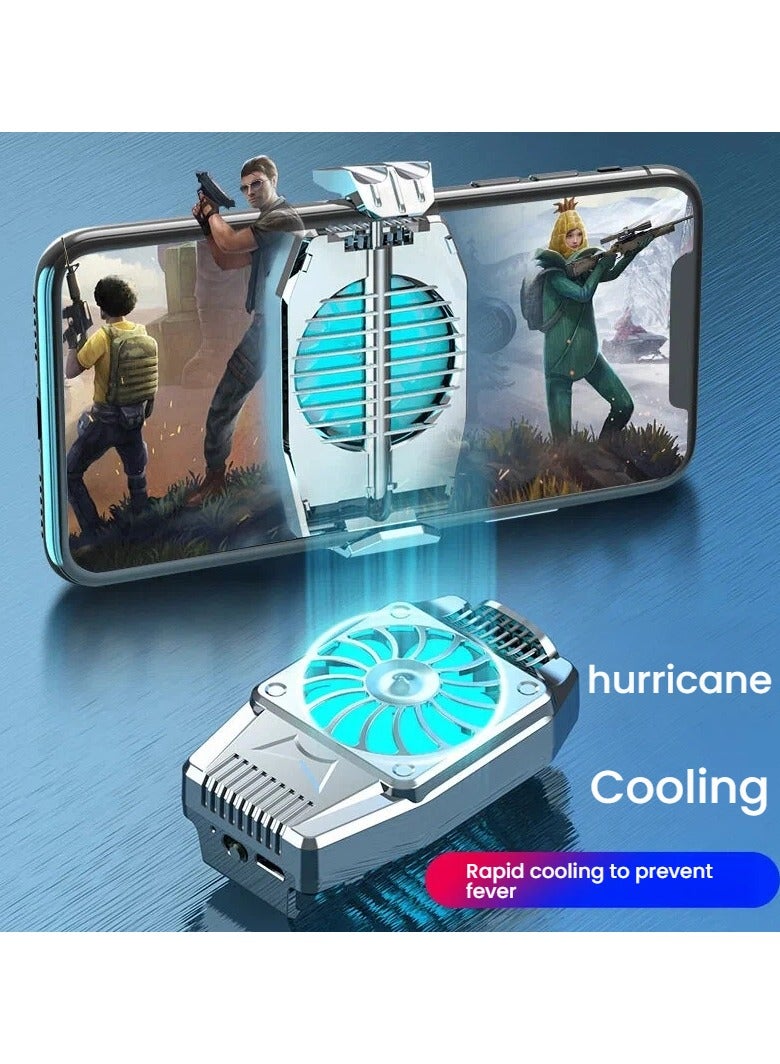 general Air Cooling Wireless Phone Radiator, Silent Cooling Fan Clip, Low Noise Cooler for Live Streaming Gaming - Image 2