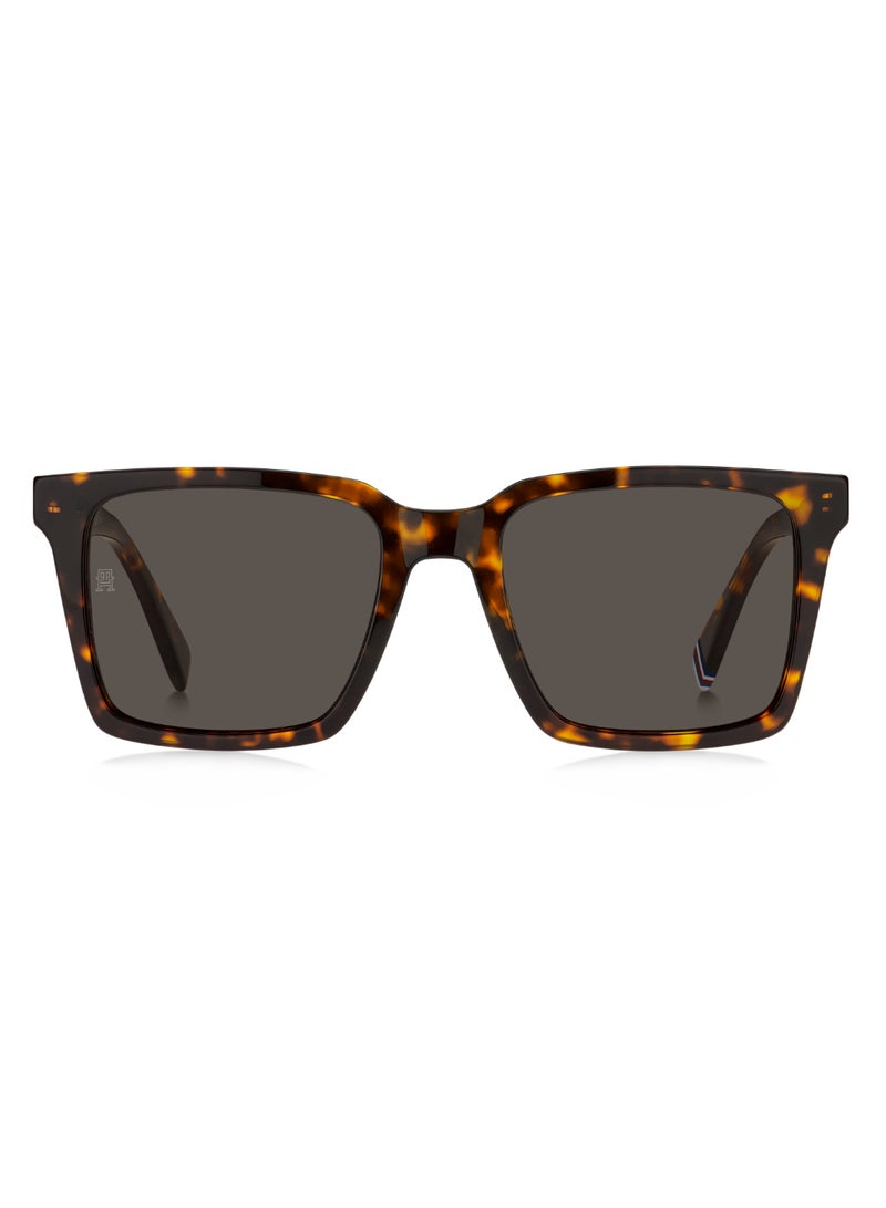 TOMMY HILFIGER Men's UV Protection Rectangular Shape Acetate Sunglasses TH 2067/S GREY 45 - Lens Size: 44.5 Mm - Hvn - Image 3