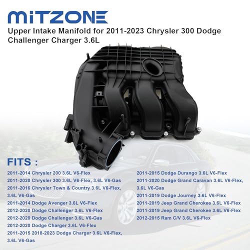 MITZONE مجموعة مجمع السحب MITZONE متوافقة مع سيارات جيب دودج رام شيفي 3.6L V6 من 2011-2020 200 300 جراند شيروكي جيرني جراند كارافان تاون كانتري أفينجر تحل محل 05184693AE - Image 3