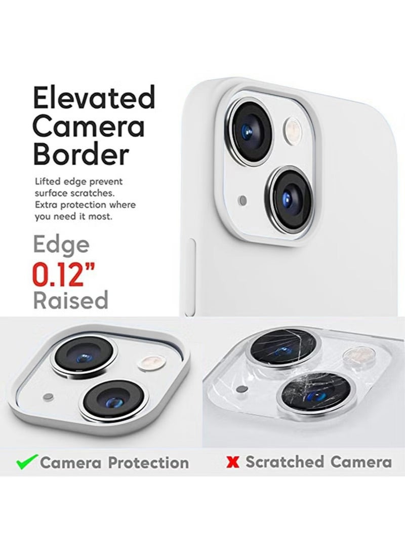 iPhone 15 Mobile Case Cover with Soft Liquid Silicone Protection Anti-Scratch Shockproof Accessories Slim Protective Back Cover with Comfortable Hold Touch Feeling and Anti-fingerprint - Image 3