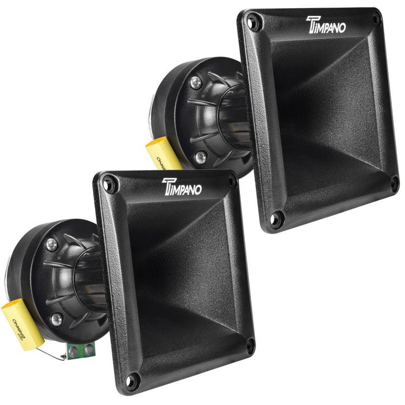 Timpano 2X TPT-DH175 Horn Drivers 500 Watts 1" Exit High Frequency Compression Driver with Black Horn 8 Ohm (Bundle 2 Horn Drivers) - Image 1