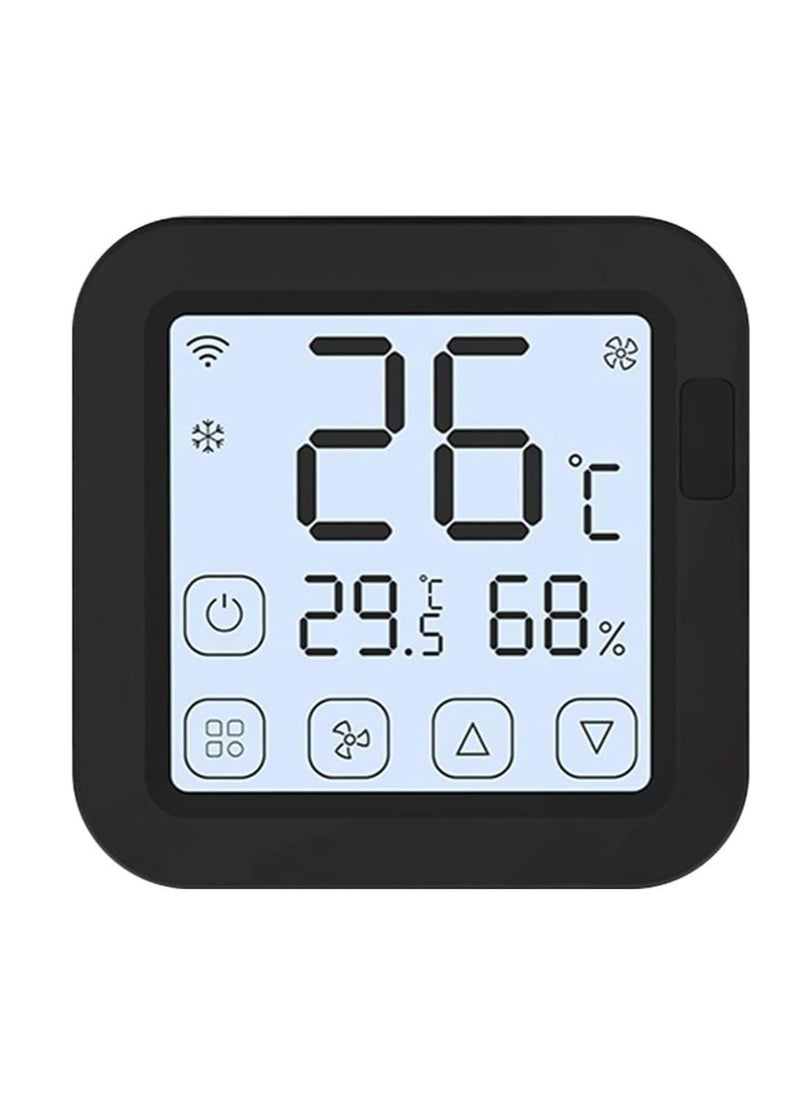 TUYA - Smart Wireless Air Conditioner Controller,  Smart WIFI IR Air Conditioner Controller Thermostat With LCD Display, App Control Temperature Humidity Sensor Monitor For Mini Split Portable AC - Image 1