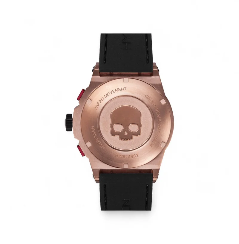 Hydrogen Watch Hydrogren Otto Chrono Black Rose Gold Watch