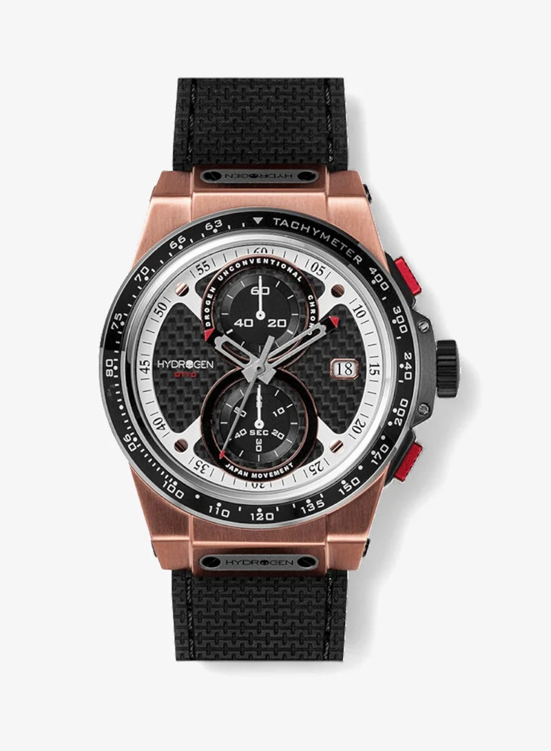 Hydrogen Watch Otto Chrono Black Rose Gold Watch