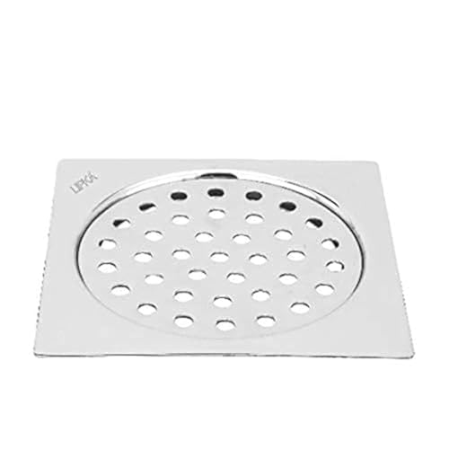 LIPKA Eon Square Flat Cut with Palin Floor Drain |Premium Stainless Steel |6 x 6 Inches| - Image 5