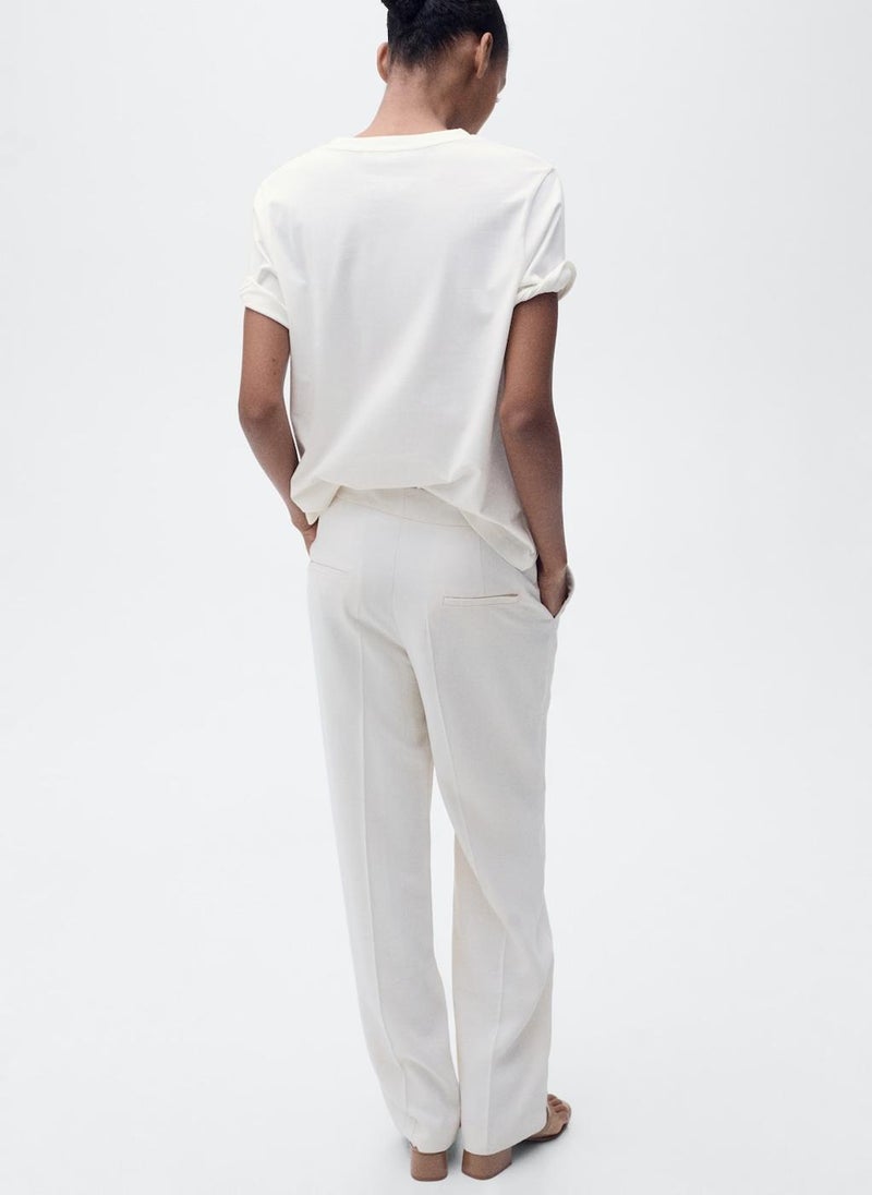 MANGO Short-Sleeved Printed T-Shirt - Image 2