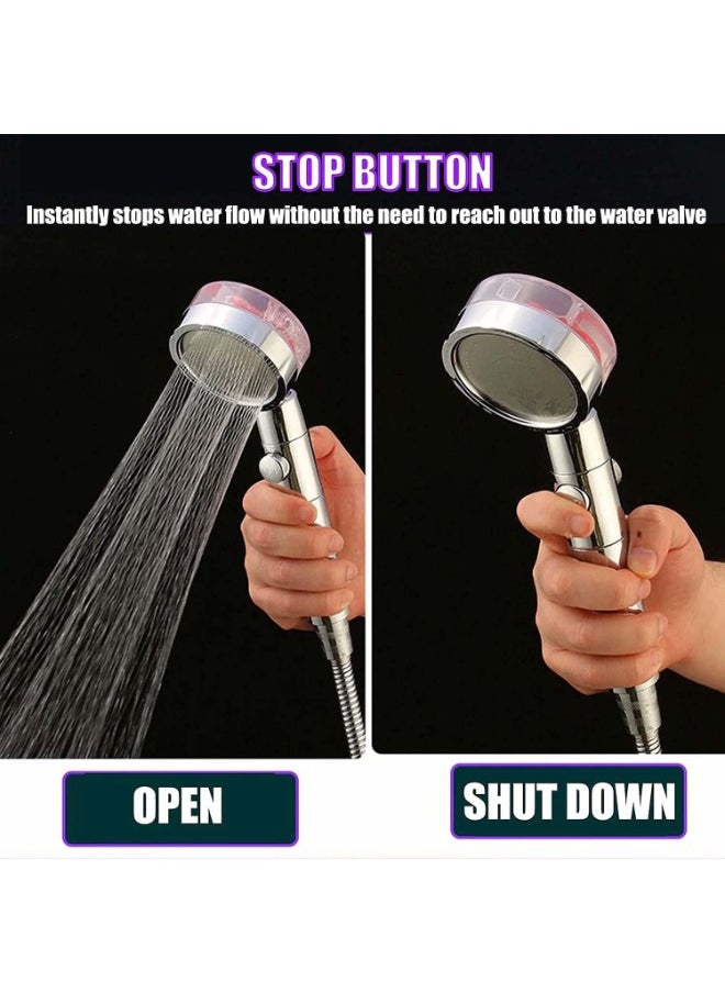 Generic - High Pressure Water Saving Shower, Shower Head, KASTWAVE Rotating Water Saving Shower Head, Propeller Driven Handheld Shower Head High Pressure, Excellent Replacement for Bath Showerhead - Image 1