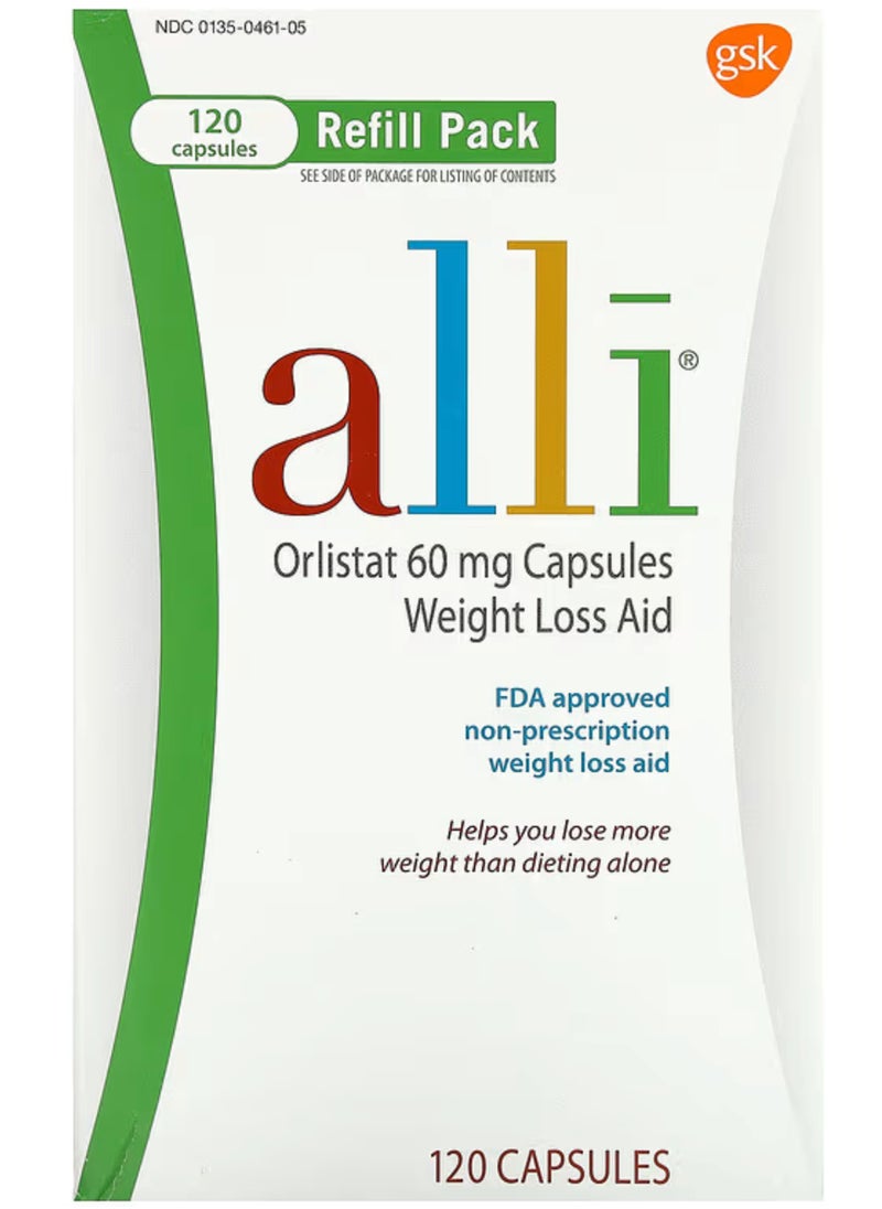 alli Orlistat 60 Mg 120 Capsules  - Image 1