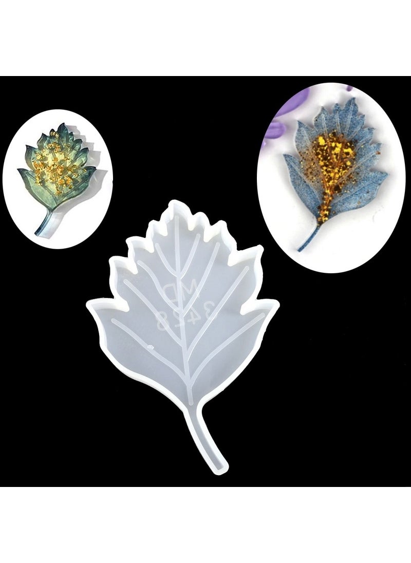 Hobizubi - Resin Epoxy Coaster Leaf Model - Code: 355 - Image 1
