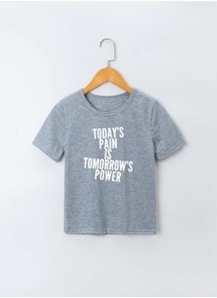 Camiseta con estampado de slogan