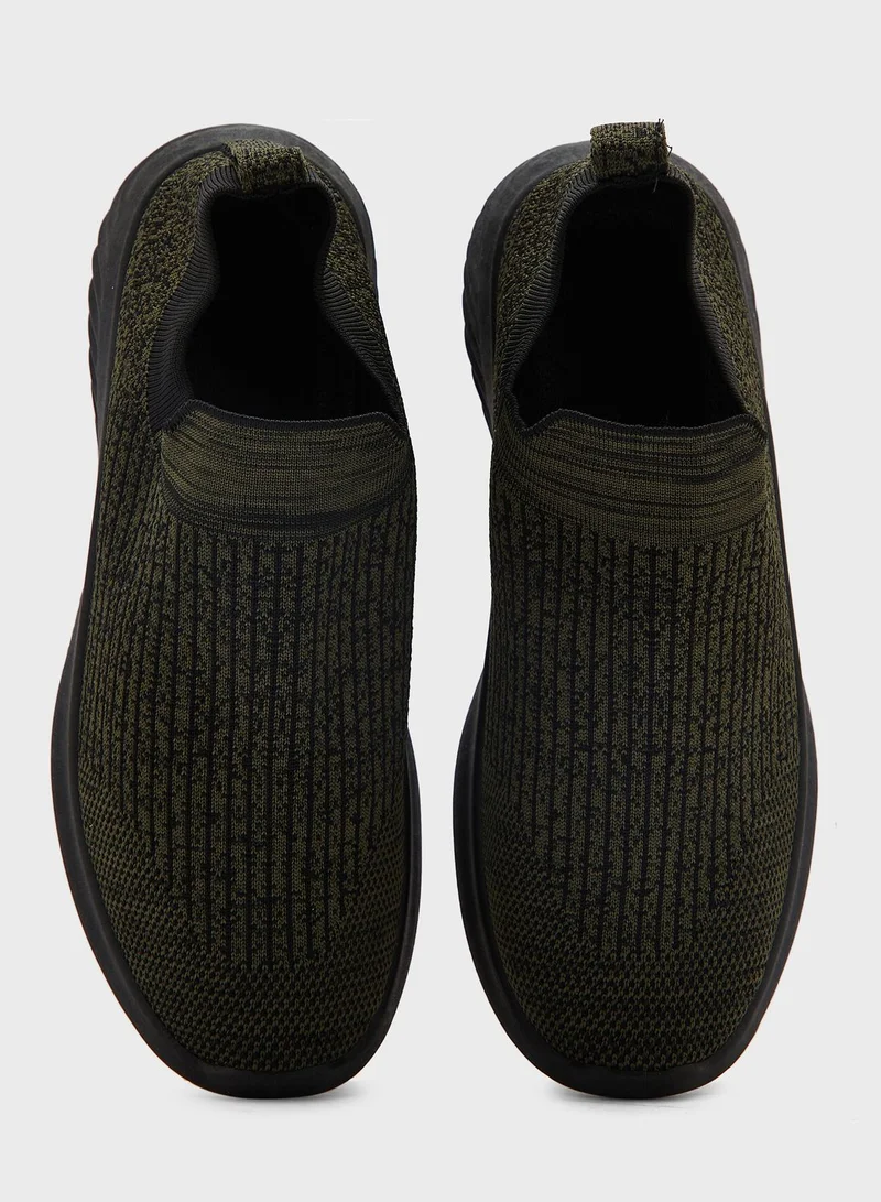 Seventy Five Knitted Casual Slip Ons