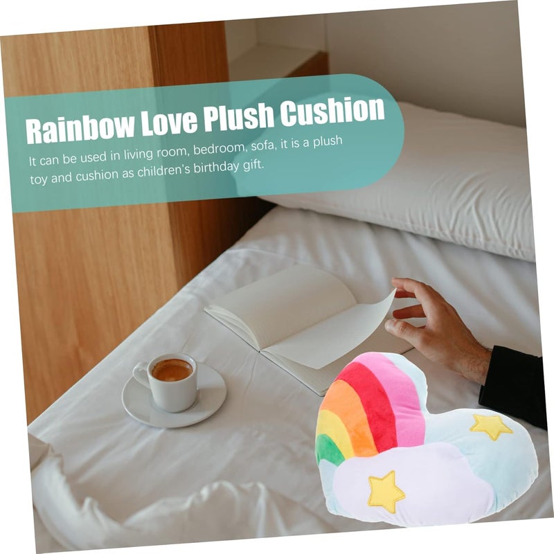 Stable local goods source Luxshiny 1PC Rainbow Heart Shape Plush Pillow Cute Heart Cushion for Home Office and Car Use Soft Throw Pillow for Valentine Day Birthdays and Christmas All-item matching trendy build Simple multi-feature practical build Ready varied options Fine polished finish Flexible use switching Global mainstream design picks Shock rubber edge Wide range compatible material Assorted trendy color picks Durability enhanced Licensed warehouse stored goods Trendy natural assorted colors Medium weight All-scene compatible build Multiple design variants Periodic stock arrangement Widely used design Elegant upgraded practical design Upgraded general grade quality Simple multifunctional build Cleaner resistant Quick available purchase options Gulf popular simple design Rack sorted local inventory - Image 5