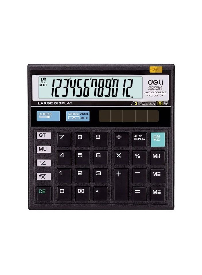 Deli CALCULATOR 39231 12 DIGIT-120 STEPS CHECK - Image 1