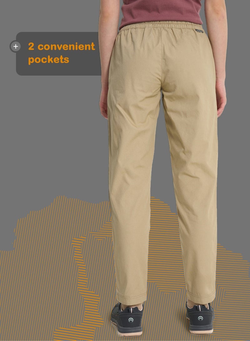 Outventure Travel Comfort Trousers – Stylish, Breathable Cotton Pants with 2 Pockets for Practical Travelers - Image 3