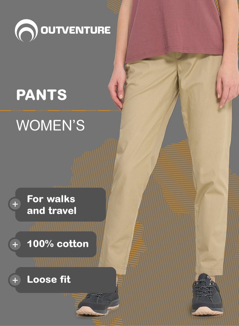 Outventure Travel Comfort Trousers – Stylish, Breathable Cotton Pants with 2 Pockets for Practical Travelers - Image 2