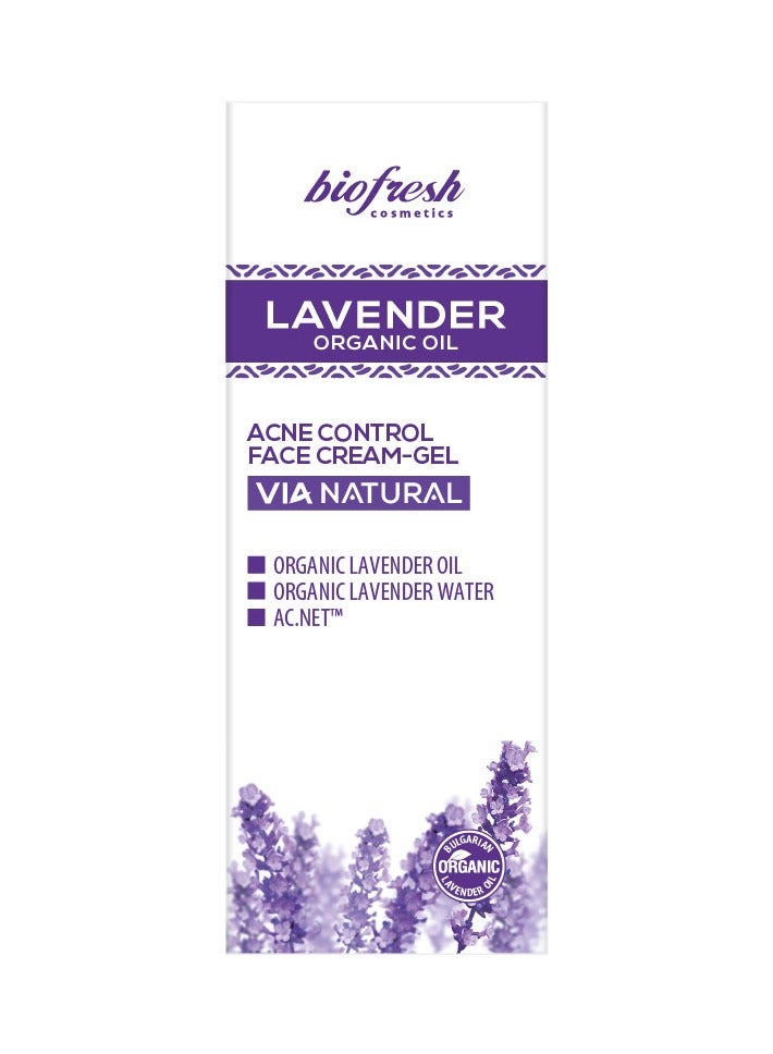 ORGANIC ACNE CONTROL FACE CREAM LAVENDER 50ML
