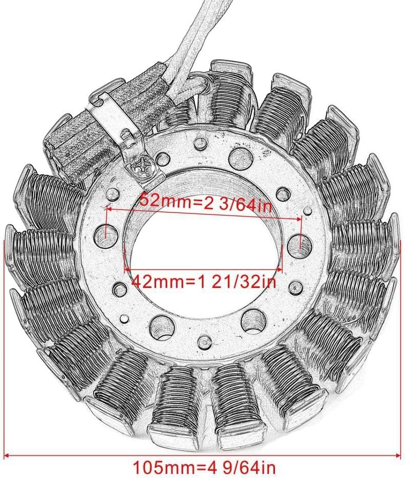Wivplex Motorcycle Ignition Generator Magneto Stator Coil - Image 2