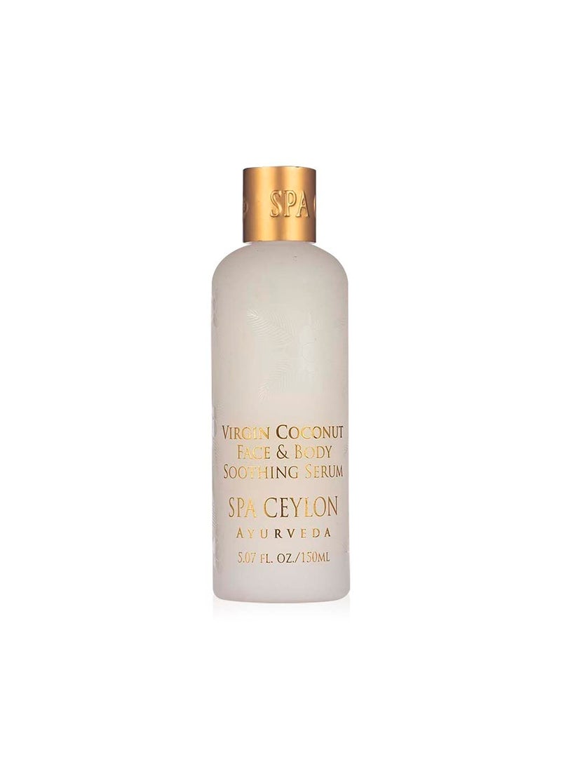 spa ceylon - SPA CEYLON Virgin Coconut Face  Body Soothing Serum  Hydrating  100 Natural  SiliconFree  Suitable for all skin types - Image 1