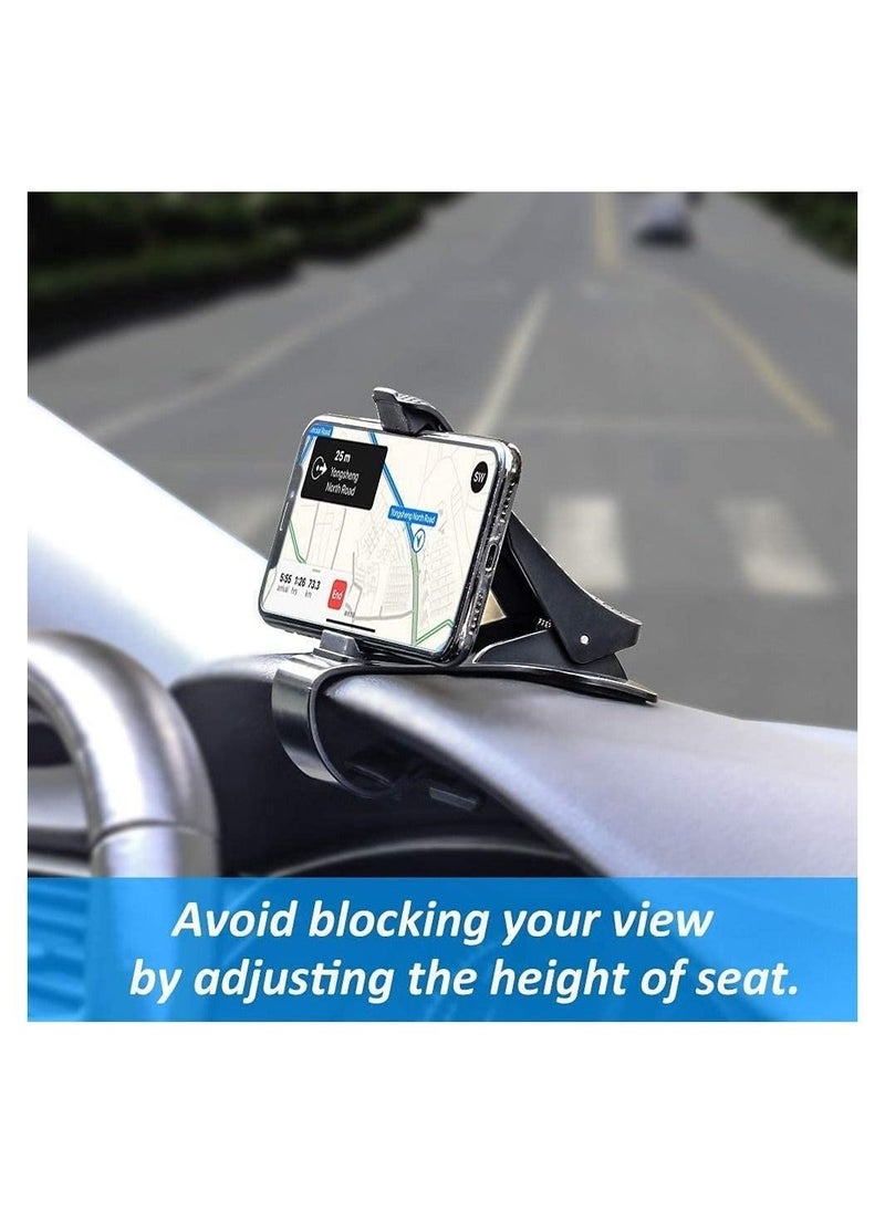 Car Phone Holder Dashboard Cellphone Mount Mobile Clip Stand HUD Non-Slip Cell Phone Holder Design for Smart phone - Image 3