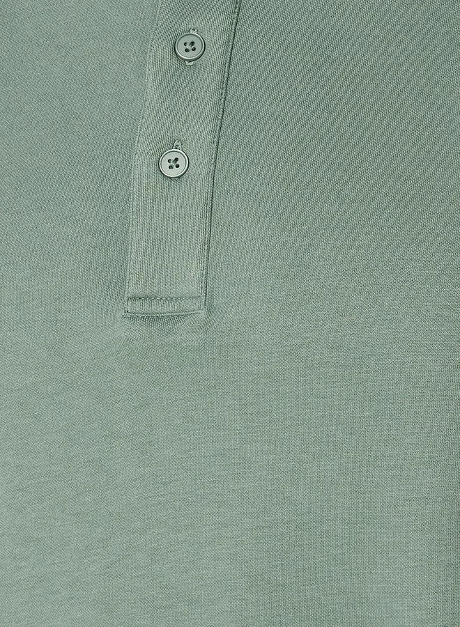 Splash FAV Basic Short Sleeves Textured Polo T-shirt