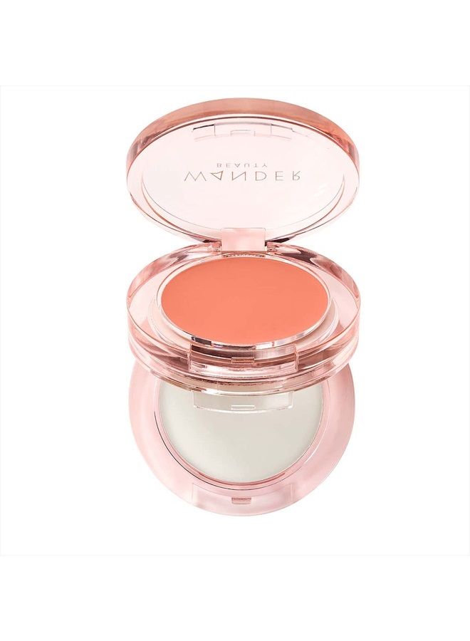 Wander Beauty Double Date Lip and Cheek - Suite Talker/Swipe - 4-in-1 Cream Blush & Lip Tint - Blush, Lip Moisturizer, Lip Balm, & Eye Gloss - Multitasking Eye, Cheek, and Lip Makeup With Green Tea - Image 1