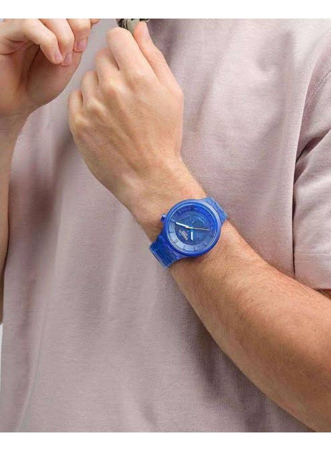 Swatch Navy Joy 47mm SB05N116 Blue - Image 2