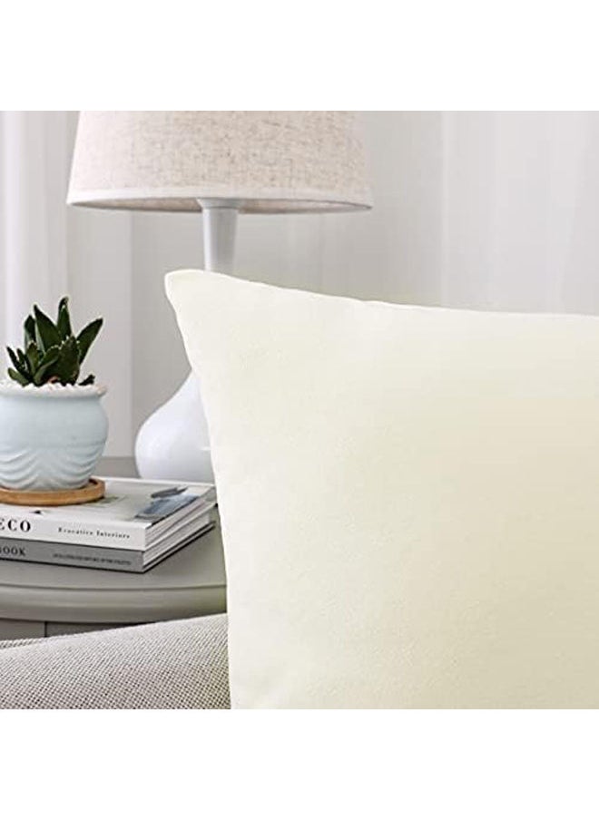 Intex Curtains House - Soft Thick Velvet Decorative Square Cushion Cover Set Of 2 Pcs - Image 1