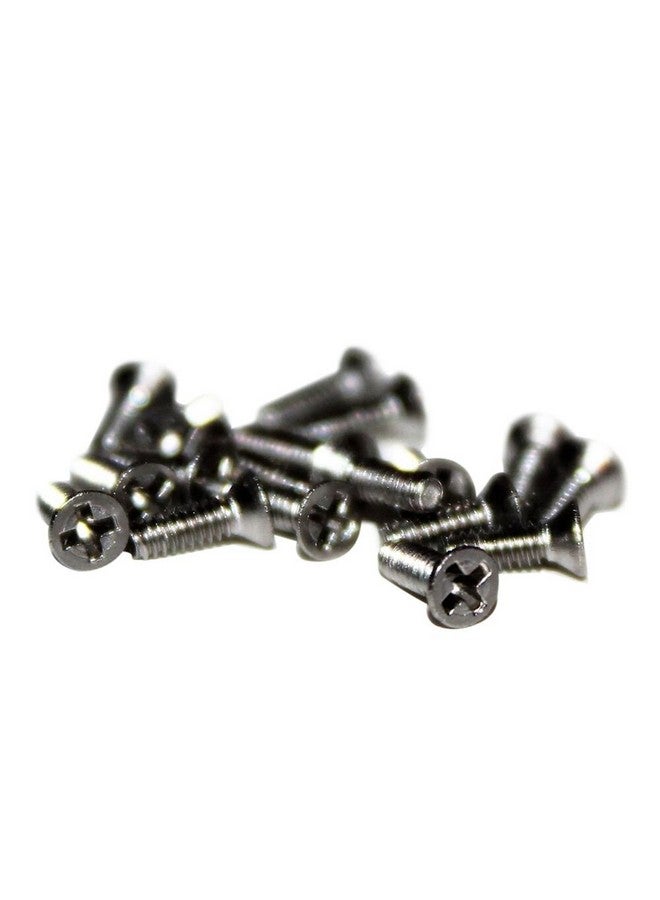Teak Tuning Extra Long (6mm) Fingerboard Truck Screws, Stainless Steel, Pack of 8 - Riser Kit Edition - Fingerboard Truck Rethreading Kit - Teak Tuning - Image 1