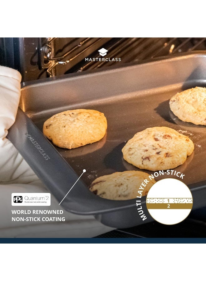 MASTERCLASS Master Class Smart Space Bakeware Set 10-Piece Non Stick And Stackable - Image 1