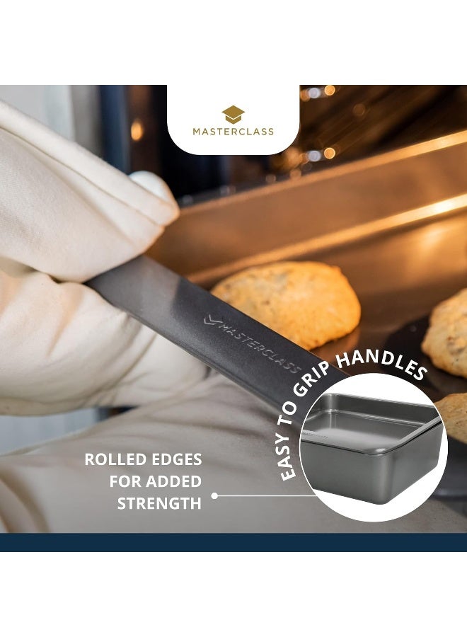 MASTERCLASS Master Class Smart Space Bakeware Set 10-Piece Non Stick And Stackable - Image 3