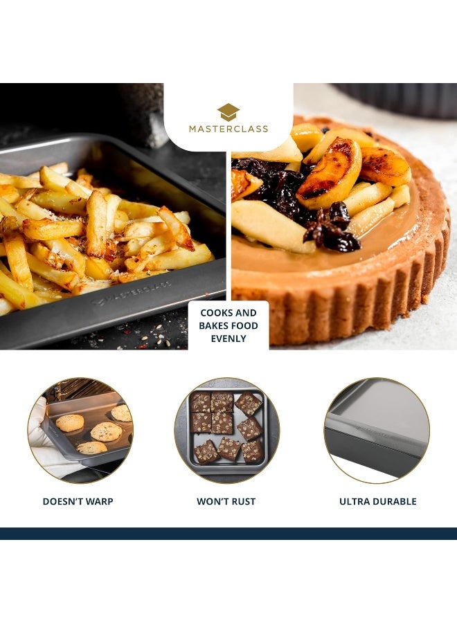 MASTERCLASS Master Class Smart Space Bakeware Set 10-Piece Non Stick And Stackable - Image 5