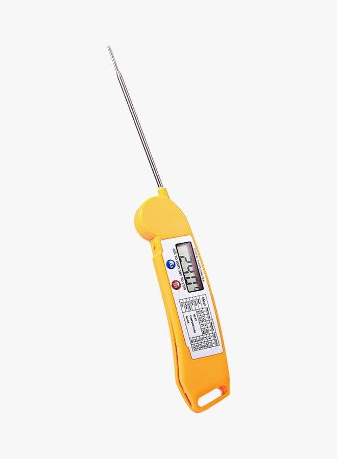 NIBEMINENT Instant Folding Digital Meat Thermometer Yellow - Image 2