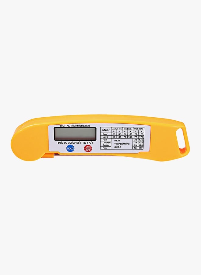 NIBEMINENT Instant Folding Digital Meat Thermometer Yellow - Image 3