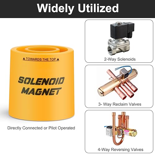 Runclimb Solenoid Magnet, Solenoid Valve Magnet Tool #TLMKC, Solenoid Valve Troubleshooting Magnet Tool 18mm, Fits Most Industry Valves(Included Cannister Case) - Image 4