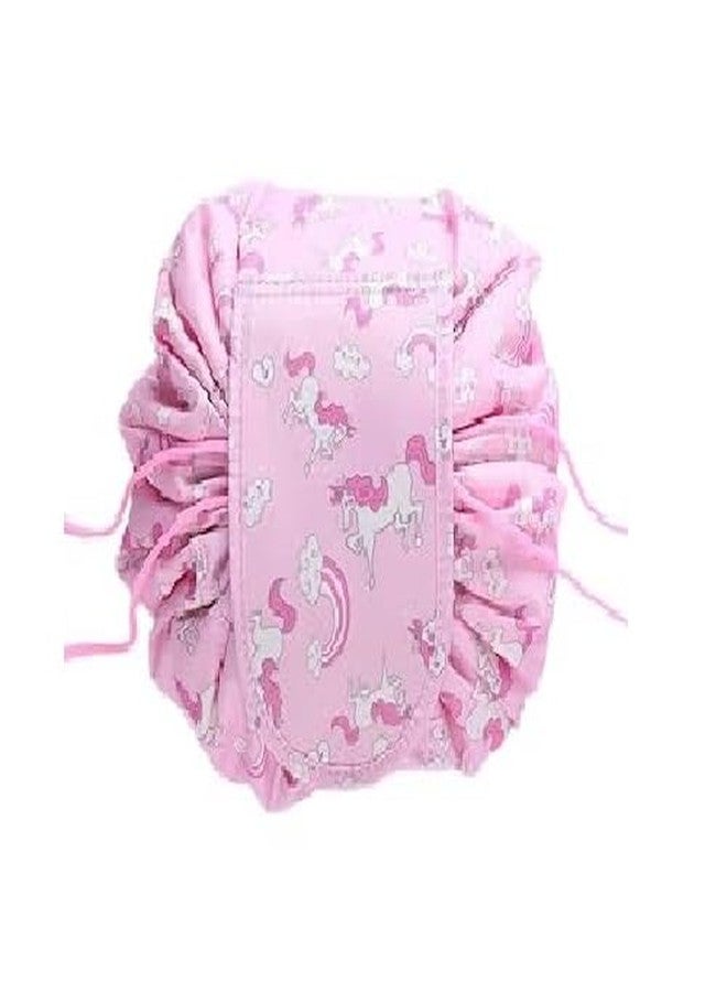 YOPRAM Dharam Creation Women's Convenient and Waterproof Multifunction Portable Lazy Travel Cosmetic Storage Makeup Organizer Toiletry Bag with Drawstrings - Image 1
