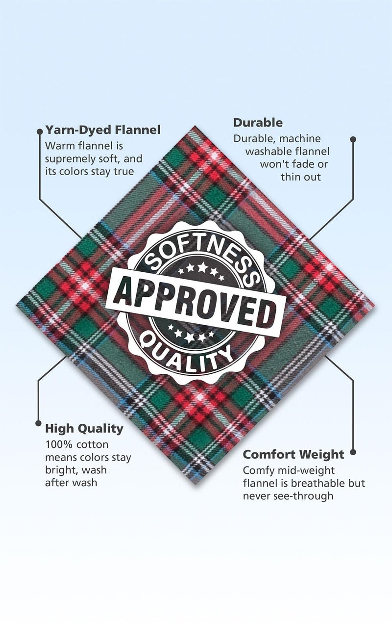 PajamaGram Mens Flannel Pajamas Sets - Warm Hooded Pajamas for Men, Gray, L - Image 5