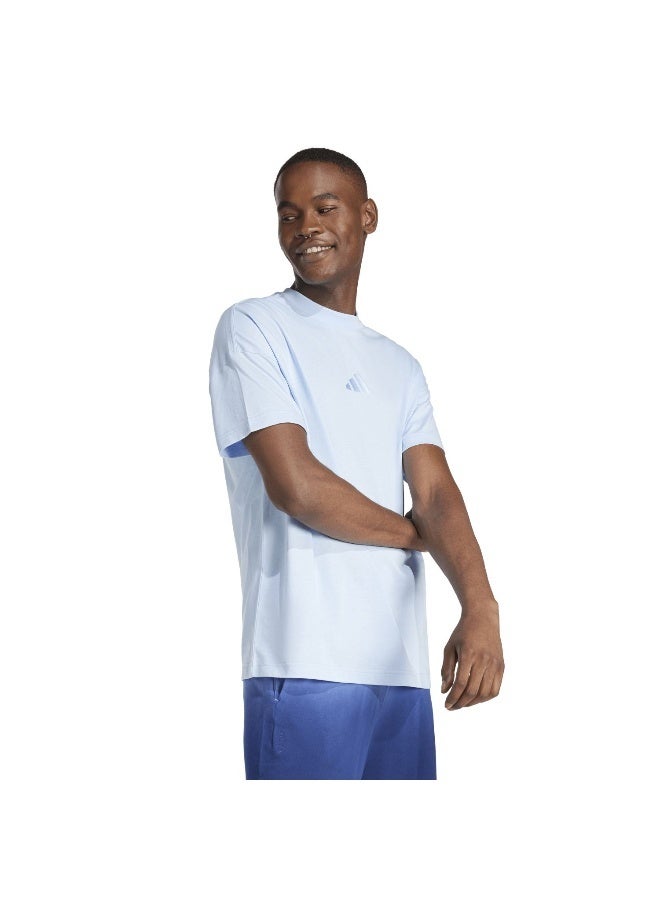 adidas Originals M A Szn T Blue Training T-Shirts For Men Xs  - Image 4