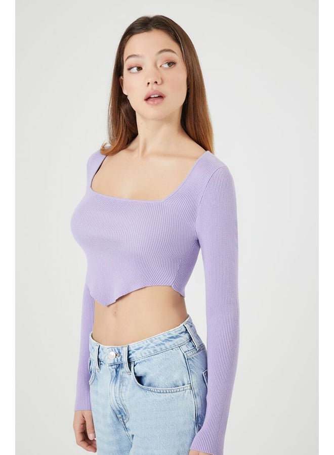 FOREVER 21 Ribbed Knit Cropped Sweater  - Image 3