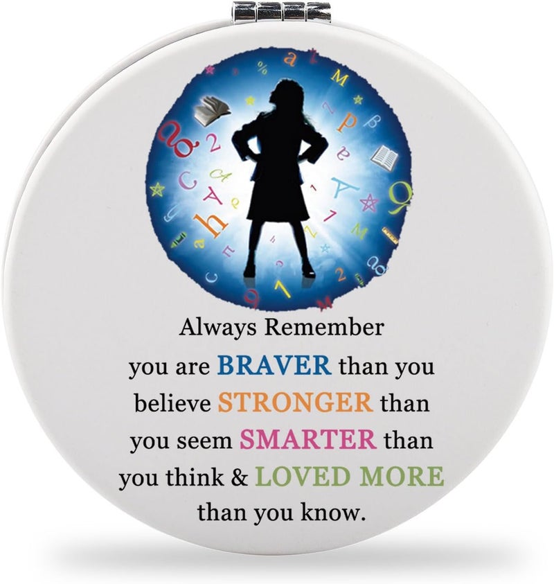SEIRAA Matilda Musical Pocket Mirror Matilda Musical Gifts Matilda Musical Makeup Mirror Matilda Musical Merchandise (1 2 Girl)