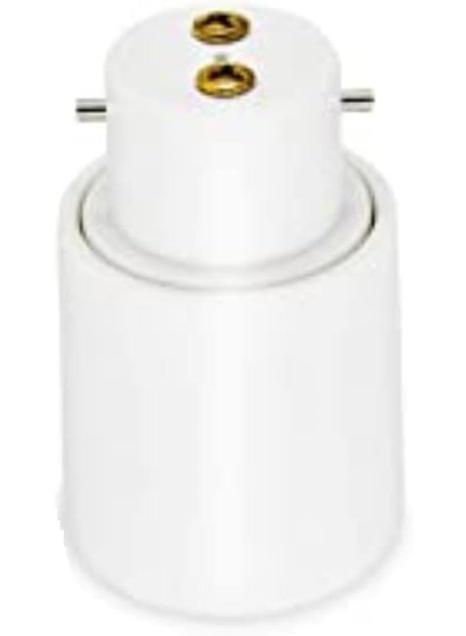 Royal Apex B22 To E27 Bulb Base Converter Energy Saving Bc Bayonet Cap Screw Bulb Holder Adapter For Home Replacement Lighting 1Pcs  - Image 1