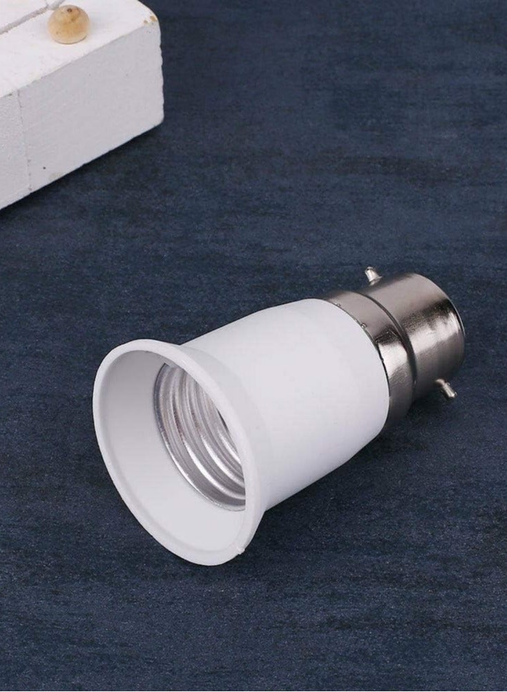 Royal Apex B22 To E27 Bulb Base Converter Energy Saving Bc Bayonet Cap Screw Bulb Holder Adapter For Home Replacement Lighting 1Pcs - Image 4