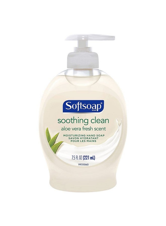 Softsoap Liquid Hand Soap Moisturizing With Aloe 7.50Ounce (Pack Of 4) - Image 1
